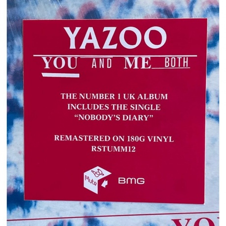 Yazoo - You And Me Both (4050538372311) виниловая пластинка - фото 7