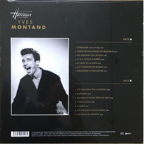 3596973560261, Montand, Yves, La Collection Harcourt (coloured) виниловая пластинка - фото 2