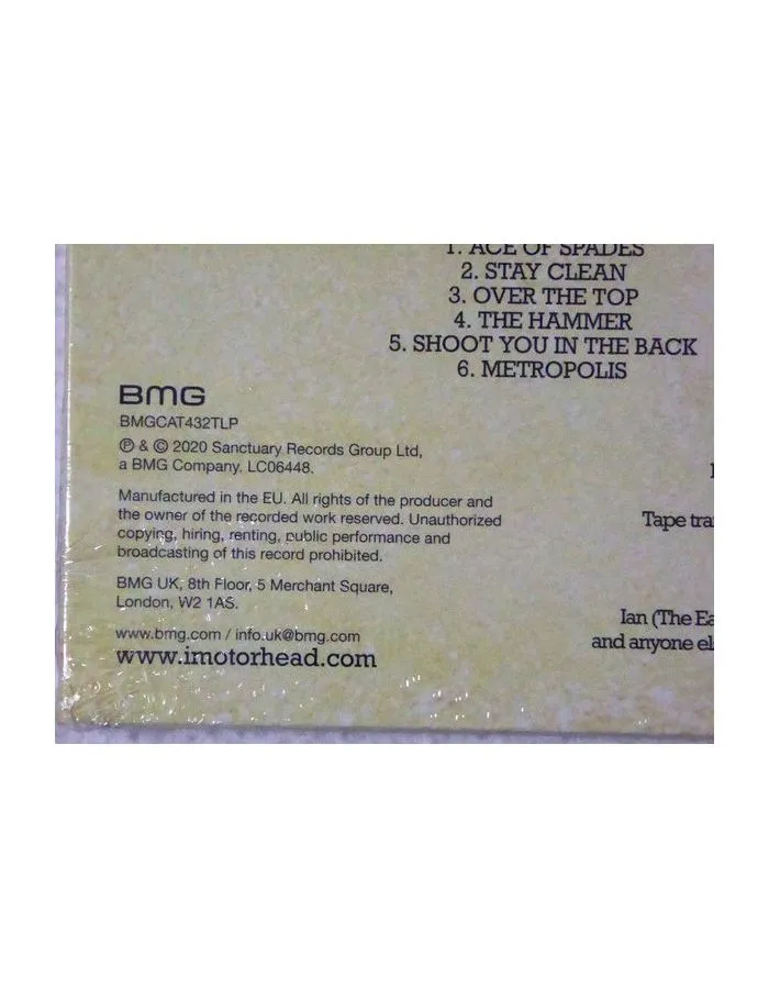 4050538587227, Виниловая пластинка Motorhead, Ace Of Spades - deluxe - фото 13