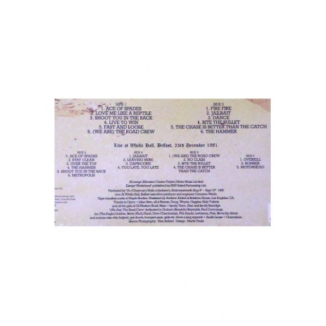 4050538587227, Виниловая пластинка Motorhead, Ace Of Spades - deluxe - фото 14