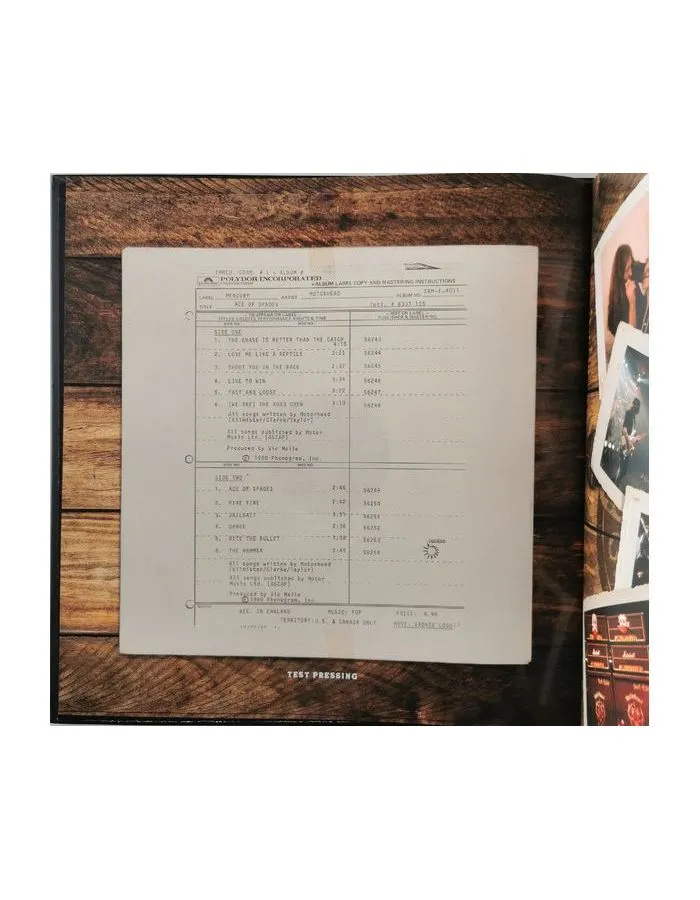 4050538587227, Виниловая пластинка Motorhead, Ace Of Spades - deluxe - фото 19