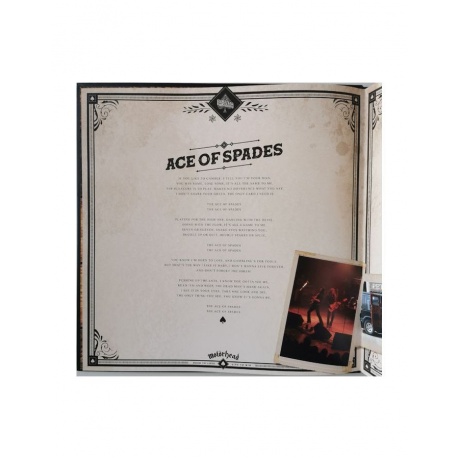 4050538587227, Виниловая пластинка Motorhead, Ace Of Spades - deluxe - фото 21