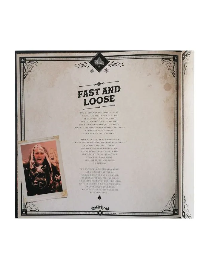 4050538587227, Виниловая пластинка Motorhead, Ace Of Spades - deluxe - фото 25