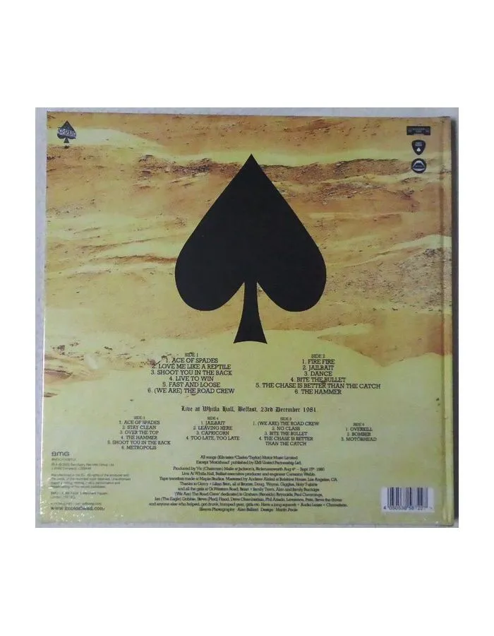 4050538587227, Виниловая пластинка Motorhead, Ace Of Spades - deluxe - фото 3