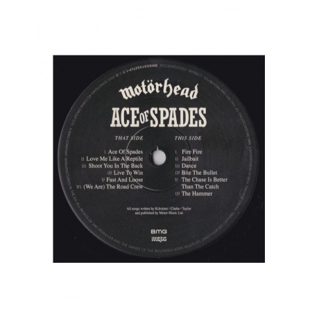 4050538587227, Виниловая пластинка Motorhead, Ace Of Spades - deluxe - фото 5