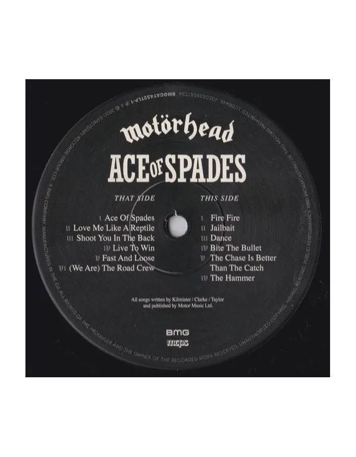 4050538587227, Виниловая пластинка Motorhead, Ace Of Spades - deluxe - фото 5