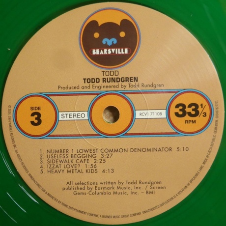 Todd Rundgren - Todd (coloured) (0603497827701) виниловая пластинка - фото 5