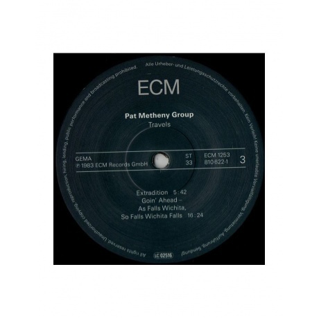 Pat Metheny - Travels (0042281062216) виниловая пластинка - фото 7
