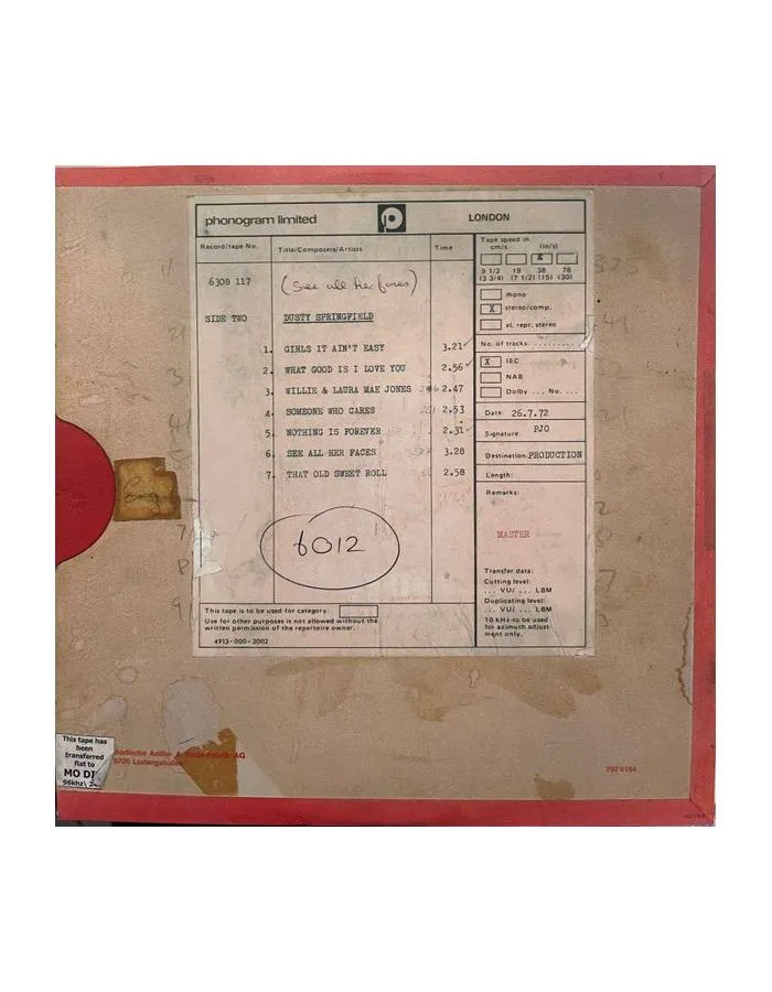 0602445251964, Виниловая пластинка Springfield, Dusty, See All Her Faces - фото 7