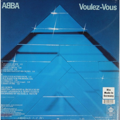 0602527346526, Виниловая пластинка ABBA, Voulez-Vous - фото 2