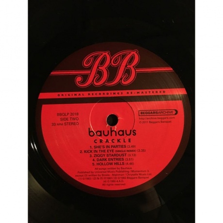 Bauhaus - Crackle: The Best Of (0607618201814) виниловая пластинка - фото 6