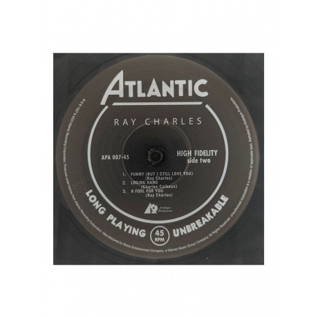 Ray Charles - Ray Charles (Analogue) (0753088750779) виниловая пластинка - фото 6