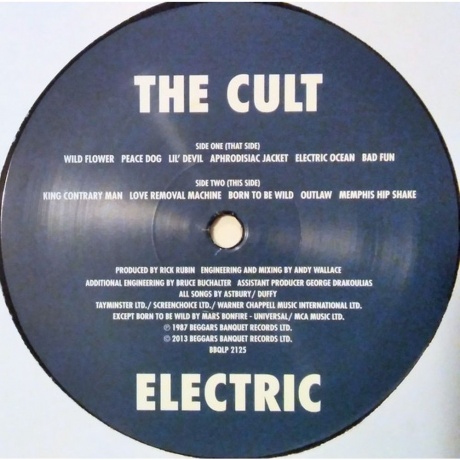The Cult - Electric Peace (0607618212513) виниловая пластинка - фото 5