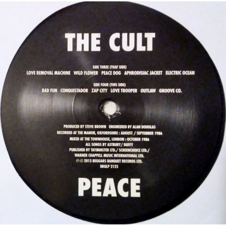 The Cult - Electric Peace (0607618212513) виниловая пластинка - фото 7