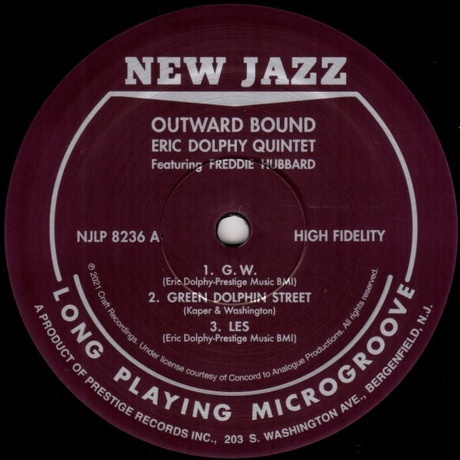 Eric Dolphy - Outward Bound (Analogue) (0753088823633) виниловая пластинка - фото 3