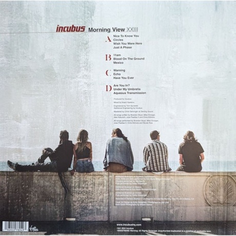 Incubus - Morning View XXIII (0196922780493) виниловая пластинка - фото 2