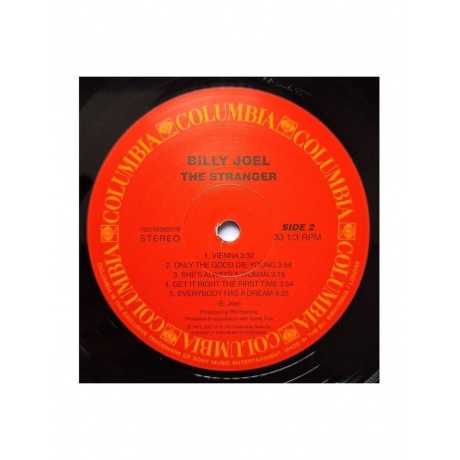 0190759392010, Виниловая пластинка Joel, Billy, The Stranger - фото 7