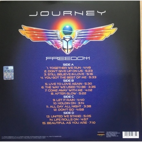 Journey - Freedom (8024391123751) виниловая пластинка - фото 3