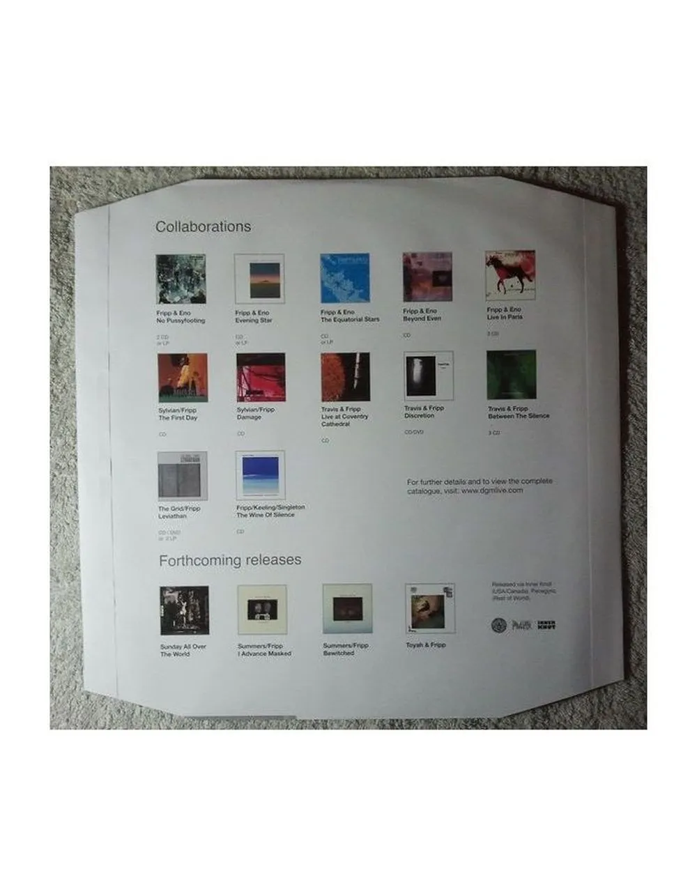 0633367795915, Виниловая пластинка King Crimson, Larks' Tongues In Aspic - фото 12