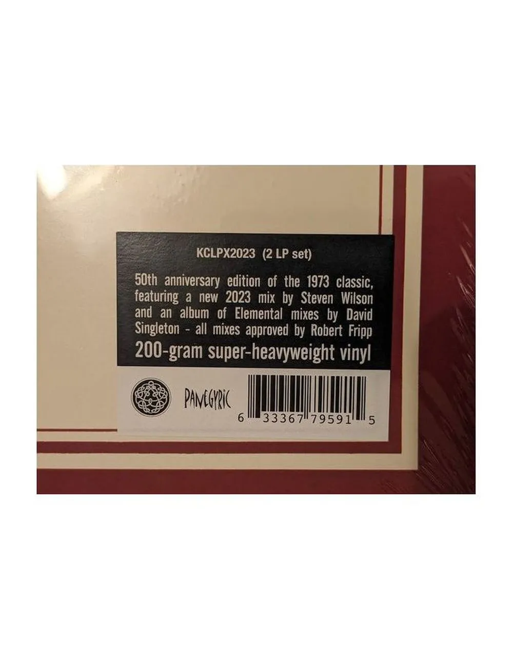 0633367795915, Виниловая пластинка King Crimson, Larks' Tongues In Aspic - фото 3