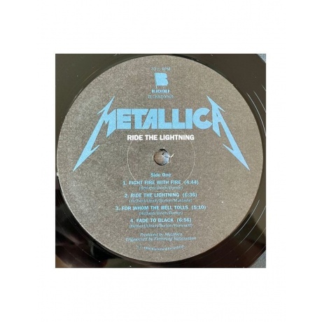 0858978005059, Виниловая пластинка Metallica, Ride The Lightning - фото 3