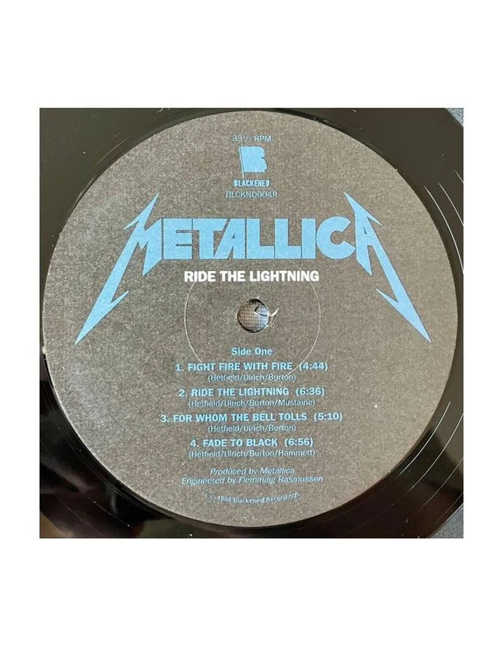 0858978005059, Виниловая пластинка Metallica, Ride The Lightning - фото 3