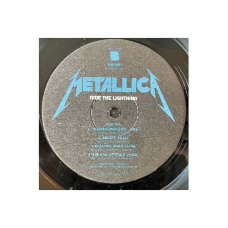 0858978005059, Виниловая пластинка Metallica, Ride The Lightning - фото 4
