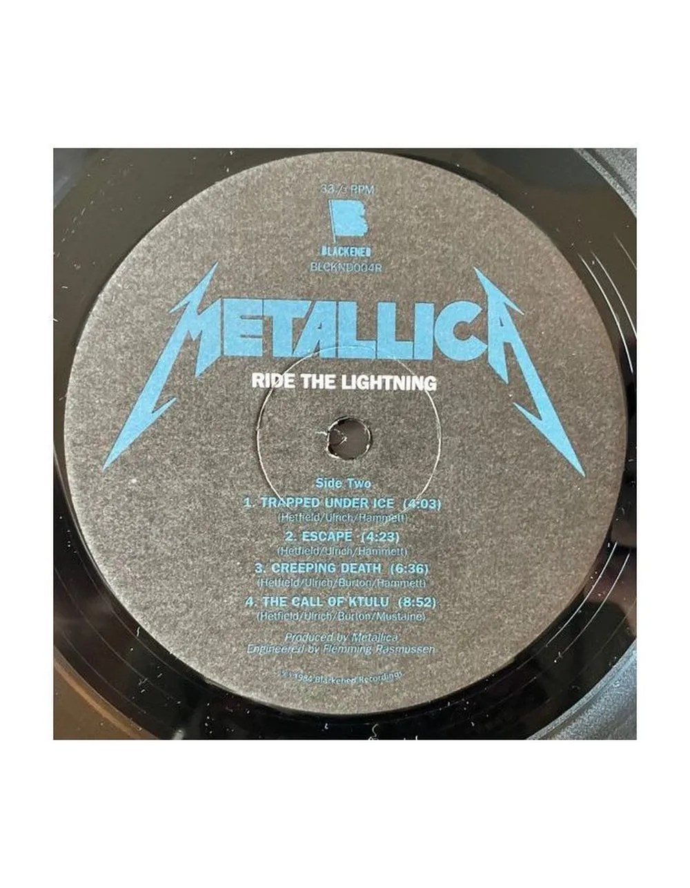 0858978005059, Виниловая пластинка Metallica, Ride The Lightning - фото 4