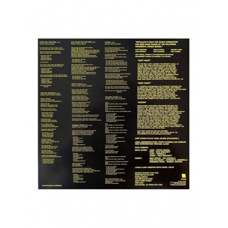 0858978005059, Виниловая пластинка Metallica, Ride The Lightning - фото 6