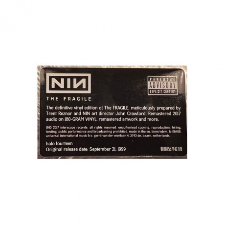 Nine Inch Nails - The Fragile (0602557142778) виниловая пластинка - фото 12