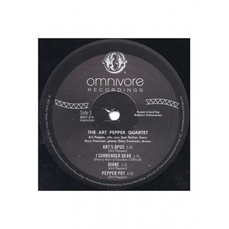 0816651013807, Pepper, Art, Quartet виниловая пластинка - фото 5