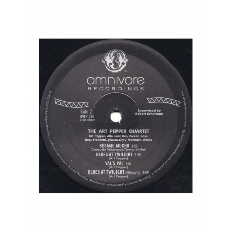 0816651013807, Pepper, Art, Quartet виниловая пластинка - фото 6