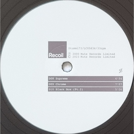 Recoil - Liquid (5400863120368) виниловая пластинка - фото 5