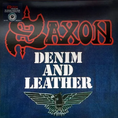 Saxon - Denim And Leather (coloured) (4050538347951) виниловая п...