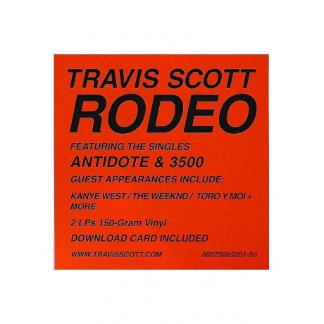 0888750652010, Виниловая пластинка Scott, Travis, Rodeo - фото 11