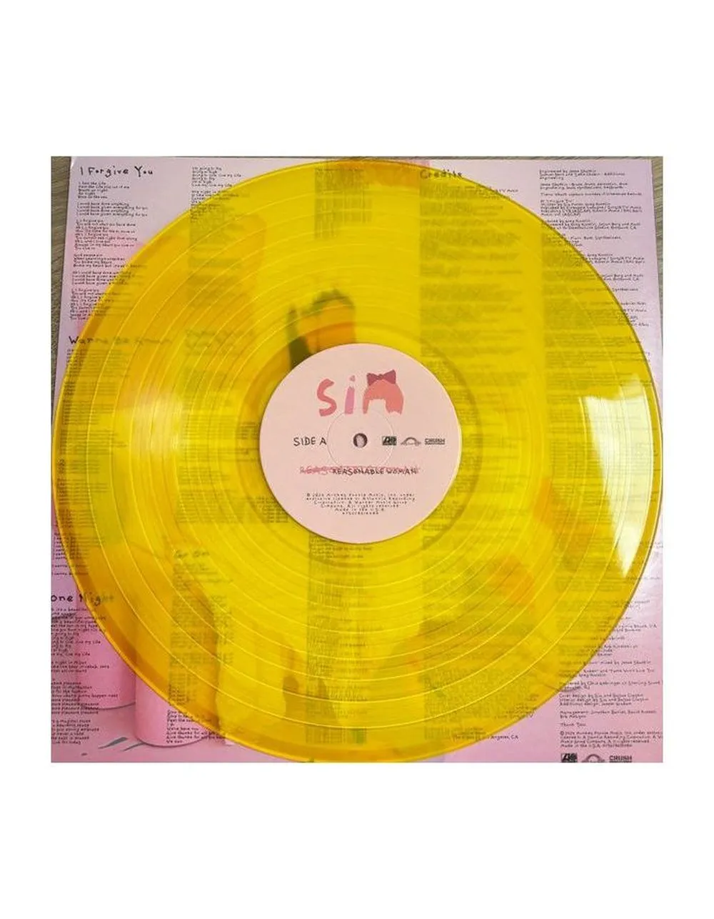 0075678610127, Виниловая пластинка Sia, Reasonable Woman (coloured) - фото 3