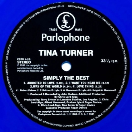 Tina Turner - Simply The Best (coloured) (5054197645709) виниловая пластинка - фото 5
