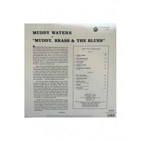 8435395503300, Виниловая пластинка Waters, Muddy, Muddy, Brass &amp; The Blues - фото 2