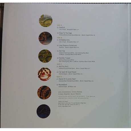 Yes - Symphonic Live (4029759129431) виниловая пластинка - фото 4