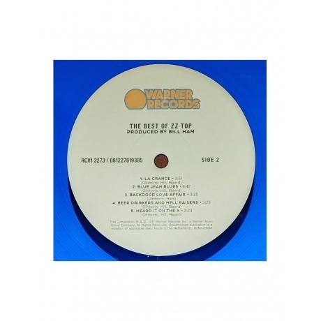ZZ Top - The Best Of (coloured) (0081227819385) виниловая пластинка - фото 5
