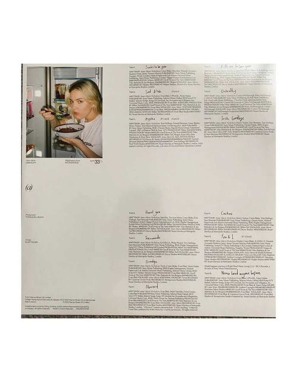 Виниловая пластинка  Anne-Marie Unhealthy (coloured) 5054197534164 - фото 2