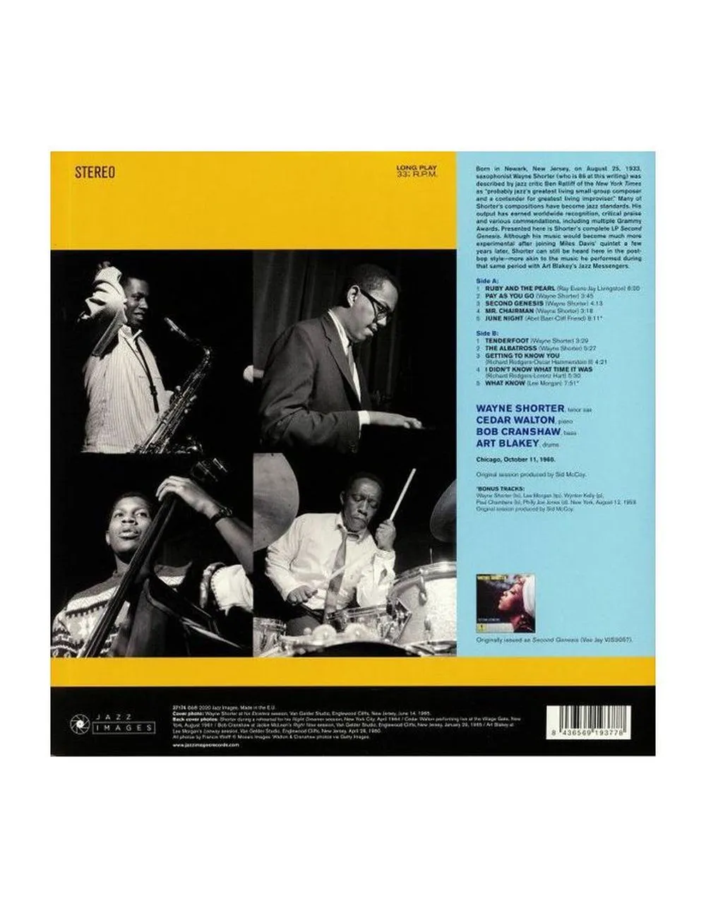 Виниловая пластинка  Shorter, Wayne Second Genesis 8436569193778 - фото 2