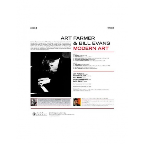 Виниловая пластинка  Farmer, Art;  Evans, Bill Modern Art 8436569193068 - фото 2