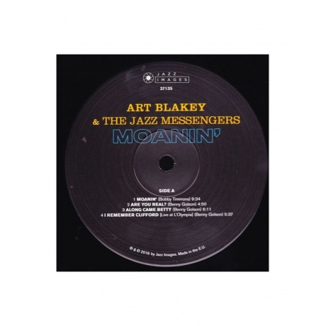 Виниловая пластинка  Blakey, Art Moanin' 8436569193389 - фото 3