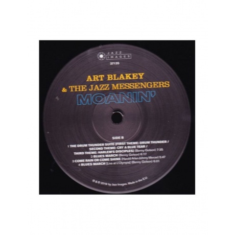 Виниловая пластинка  Blakey, Art Moanin' 8436569193389 - фото 4