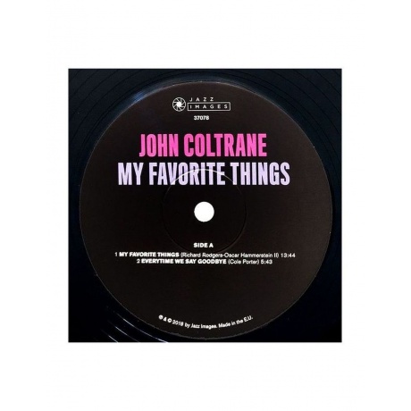 Виниловая пластинка  Coltrane, John My Favorite Things 8436569191330 - фото 4