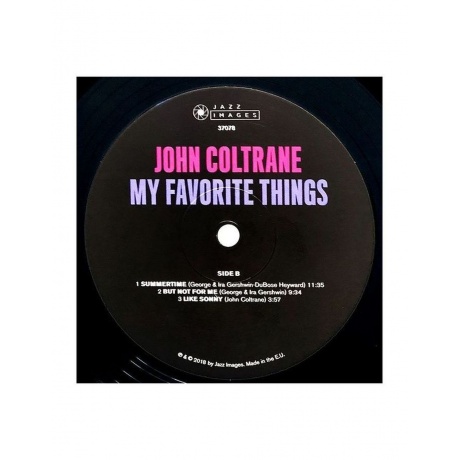 Виниловая пластинка  Coltrane, John My Favorite Things 8436569191330 - фото 5