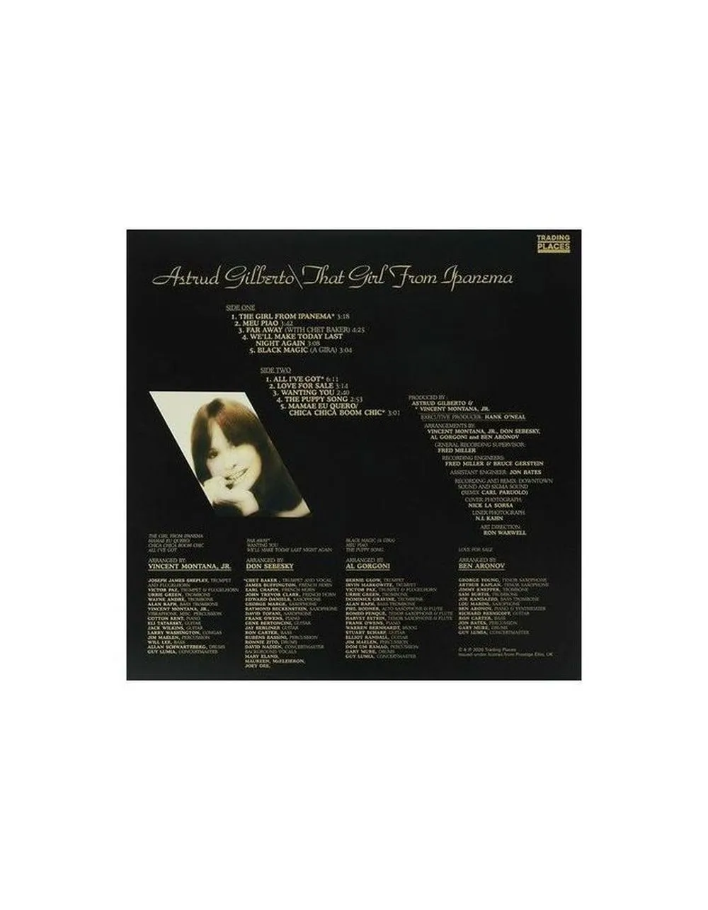 Виниловая пластинка  Gilberto, Astrud That Girl From Ipanema 5060672880343 - фото 2