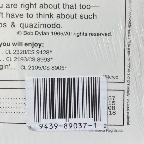 Bob Dylan - Highway 61 Revisited (0194398903712) виниловая пластинка - фото 6
