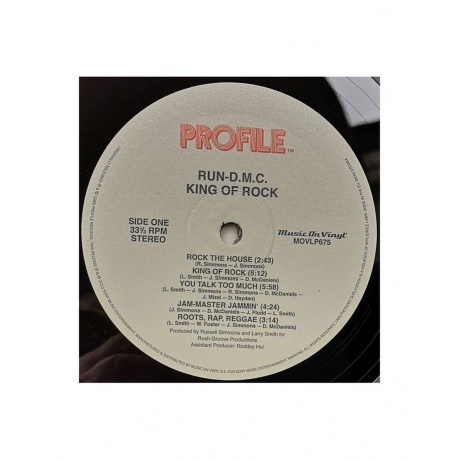 Run DMC King Of Rock 8718469532001 виниловая пластинка - фото 4